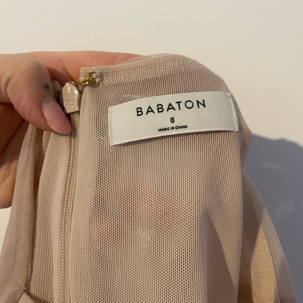 Babaton Mesh Corset Top ✨💗 Blush Pink 💗💫 NEVER WORN 💫💗 - Picture 5 of 5